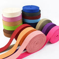 Deepeel AP342 38mm DIY Handmade Sewing Material Solid Color Thickened Polyester Cotton Woven Webbing Bag Cloth Bag Accessory