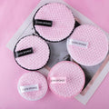 2025 Microfiber Pad Custom logo Reusable Bamboo Remover Pad Facial Cleaning Makeup Remover Pad