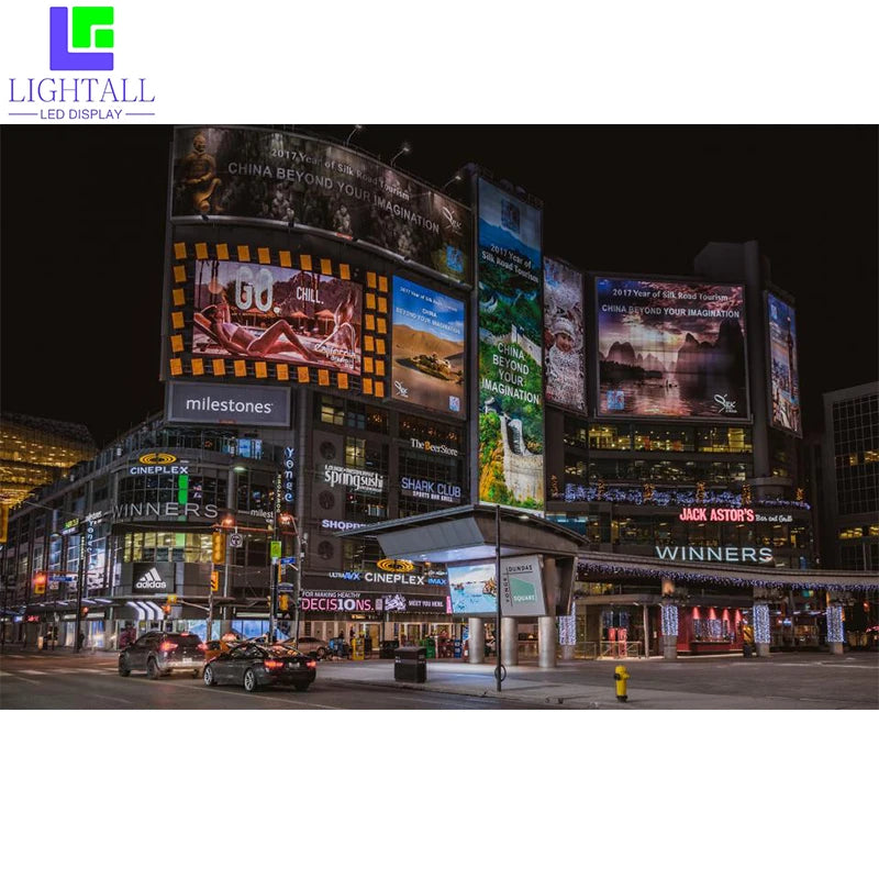 Top Fashion Led Panel Full Color Commercial Advertising Billboard P6 P8 P10 Outdoor Fixed Digital Led Display Screens
