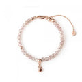 Inspire Stainless Steel Jewelry Beaded Bracelet Rose Quartz Custom Inspired Non Tarnished Charm Healing Energy Stone Bracelet