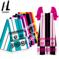 Henry Best Price Hawaiian Print Designer Fabric Ready Stock Polyester Fashion Fabrics for Garment Lady Woman Black Skirt