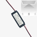 DC12V/24V PIR Motion Sensor LED Mirror Touch Switch with 60-80cm Range and 60W Load Capacity