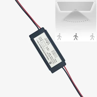 DC12V/24V PIR Motion Sensor LED Mirror Touch Switch with 60-80cm Range and 60W Load Capacity