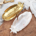 DIY Feather Plate Dish Silicone Resin Molds Large Capacity Desktop Storage Trinket Moldes De Silicone 3d Home Decoration
