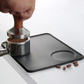 High Quality Eco-Friendly Stocked Food Grade Espresso Silicone Coffee Tamper Mat