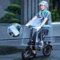 Unisex Adult Transparent Waterproof Rain Poncho Outdoors Ebike Scooter Cycling Jacket Raincoat Cape Rain Cover