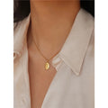 Hot Sale Fashion Jewelry Stainless Steel Casting Pendant Necklace 18k Gold Rose Necklace Flower Necklace