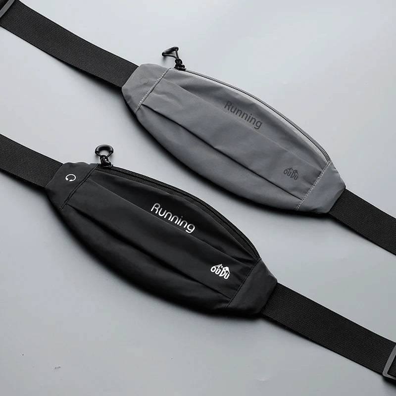 HUALIAN Multi-functional Reflective Night Safety Fanny Pack Running Travel Hiking Waist Pack Running Belt for Mobile Phone