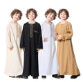 Long Sleeve  Fashion Any Season Islamic Kids Robes Muslim Prayer Clothing Abaya Designs Dubai  Children Cloning