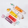 OEM Wholesale Vegan Lip Oil Custom Logo Lip Gloss Clear Glossy Mineral Long Lasting Moisturizing Lip Gloss with Key Chain