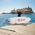 Easy Carry Surf Board Surfboards Paddle Board Dock Tandem sup Board Suitable for 2 Person Water Play Surfing
