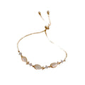 HOVANCI Simple Korean Style Opal Fish Bracelet with Rhinestones Unisex Fashion Accessories Jewelry for Wedding or Gift
