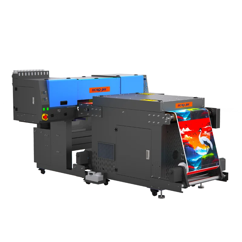 Hot Sell Cheapest  24 Inch HONGJET 60 cm No Powder DTF Pet Film Printer Product for T Shirt Xp600 Dual Head