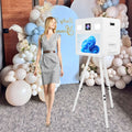 Portable Selfie DSLR Photo Booth Heights Can Be Adjusted Photobooth Compatible With Printer and Camera Photo Booth Shell Machine
