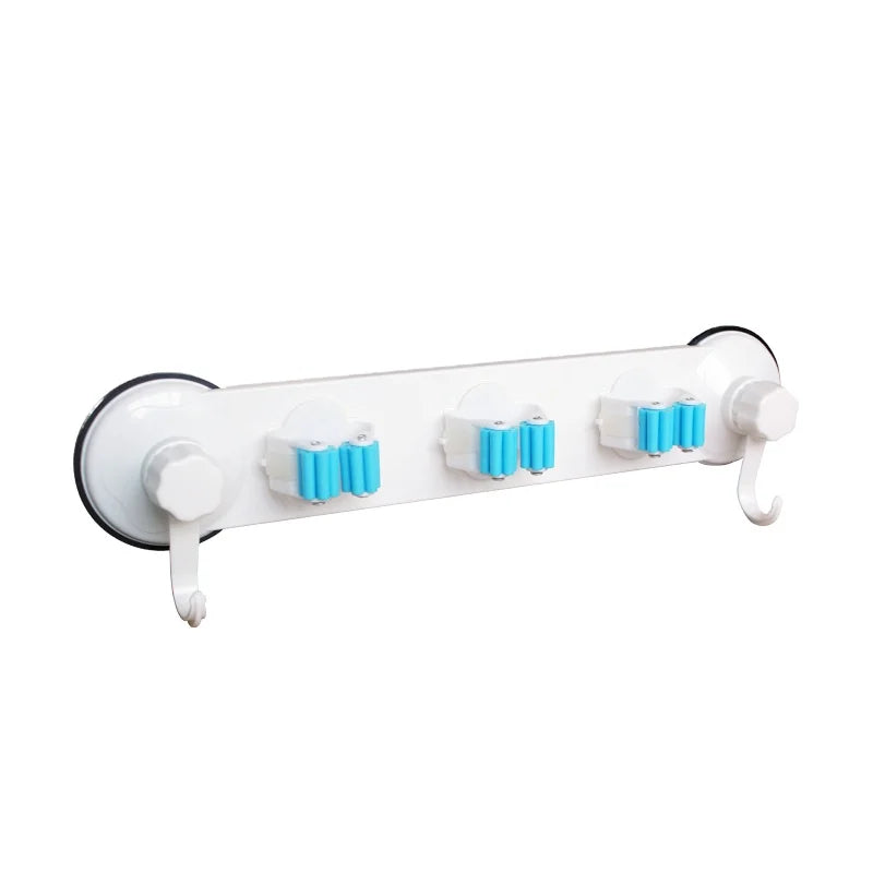 DOOSO Storage Holder Rack Broom Organizer Wall Mounted Holder Kitchen Accessories Tool Wall Hanger