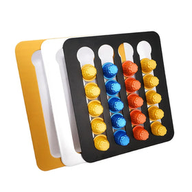 Black for NESPRESSO Caps Cafeteria Pod Dispenser for Coffee Capsules Holder Storage Stand Porta Capsules