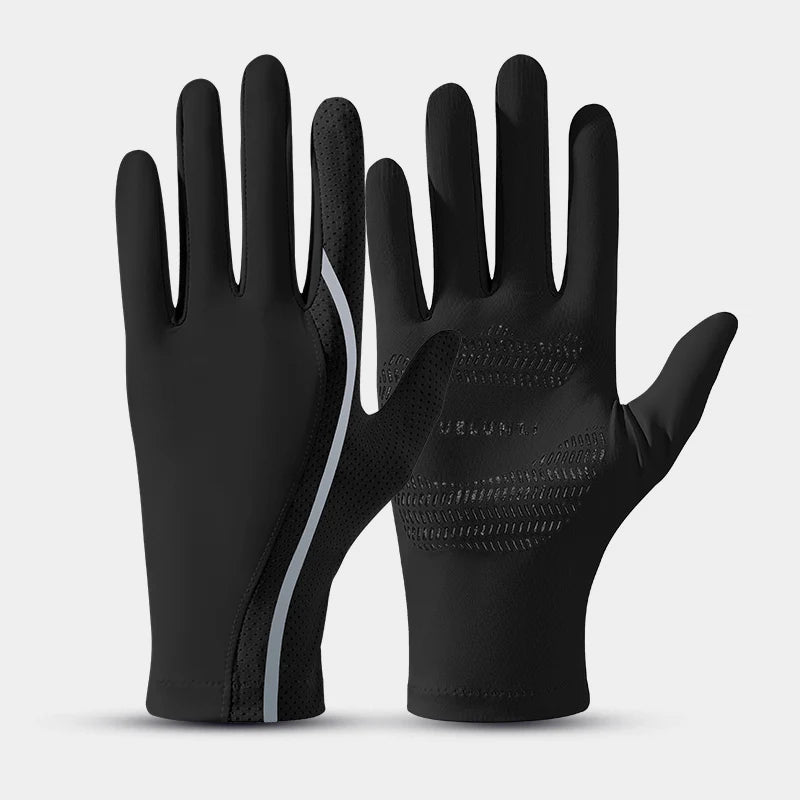 Custom Logo Thin Breathable Cycling Anti Slip Summer Men's Outdoor Riding Bike Glove