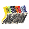 Custom Breathable Autumn Athletic Socks Kids Men Football Mid Calf Thick Soccer Sports Antislip Terry Cushion Grip
