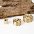 CHENLANG High Quality Brass 9-Hole Incense Stick Holder Extra Large Tray Customizable Design for Meditation Home Fragrance Tools