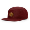 Custom Cotton 5 Panel Cap Unstructured Flat Bill Leather Patch Snapback Hat