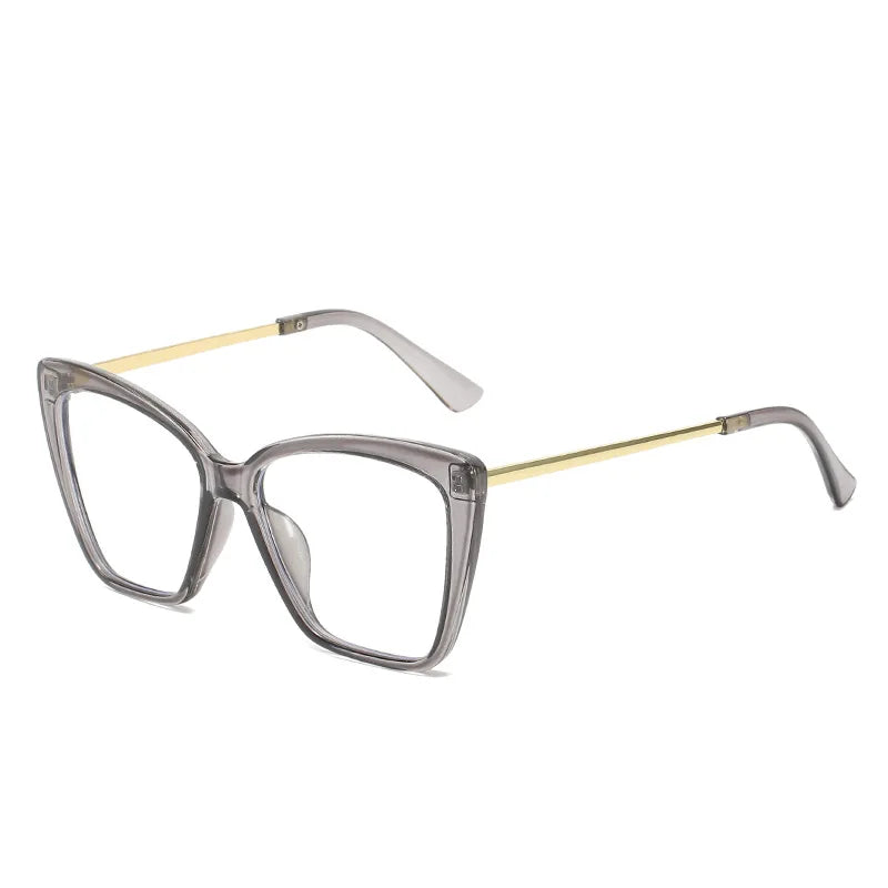Premium Customized OEM ODM Fashionable Trendy Chic Women Classic PC Metal Optical Eyeglasses for Women