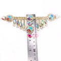 Rhinestone Appliques Sew on Rhinestone Sew on Crystal Patch Connector for Bridal Dress Hat Garment Decoration Embroidery
