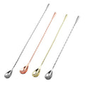 304 Stainless Steel Cocktail Water Drop Teardrop Mixing Cocktail Stirrer Mixing Stirring Spoon