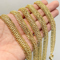 Fashion Trendy HipHop Brass Gold Plated Link Chain Bracelet for Anniversary