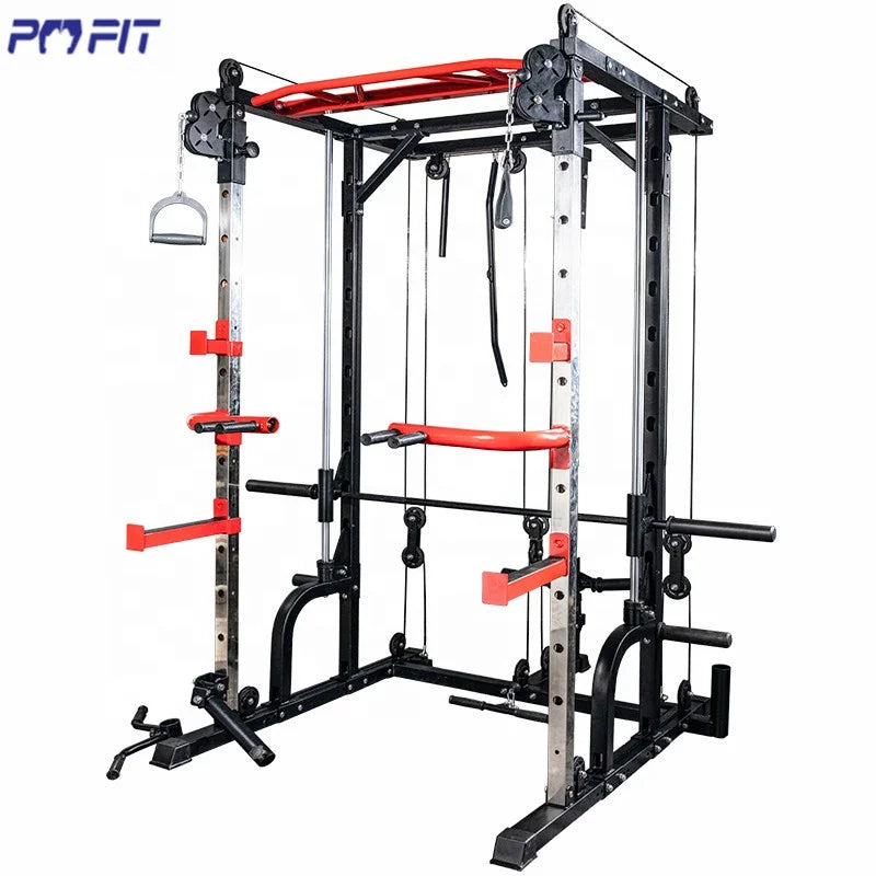 Workout Exercise Half Squat Rack Weight Lifting Gym Stand Fitness Smith Machine Power Strength Wallmount Squat Rack