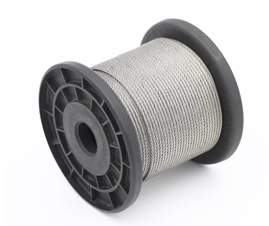 Hot Selling Cheap Custom Building  Elevator Wire Rope 4.0mm 20mm 304 1x7 Stainless Steel Wire Rope 16mm Cable for Marine