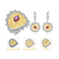 2026 Abiding Custom Designer Collection Ring Earrings Jewelry Set Natural Gemstone 925 Sterling Silver Fine Jewelry Set