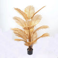 Hot Sale Date Golden Phoenix Palm for Home Decoration Artificial Leaf Areca Customized Palm Tree