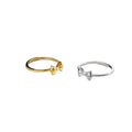 High-End Adjustable for Women 925 Sterling Silver Butterfly Ring