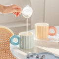 Hot Sale Ins Artistic Sense Cute Gift Ceramic Water Cup Office Creative Ceramic Mug Simple Ceramic Coffee Cup