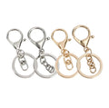 1" 25mm Craft Hardware Accessories Metal Eyelet Lobster Clasp Link Chain Round Flat Blank