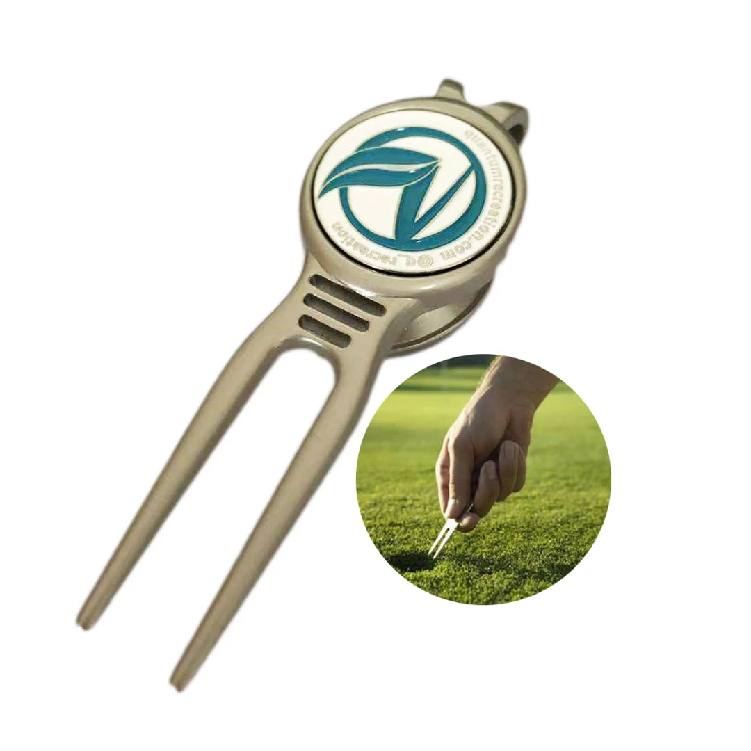 Personalized Plated Golf Divot Tool Custom Designed for Golfers