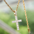Religious Fine Jewelry Necklaces 3A Cubic Zirconia 925 Sterling Silver Cross Pendant Jewelry