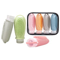 100ml Spill Proof 4 in 1 Portable Travel Set Silicone Shampoo Bottle DispenserTsa Approved Silicon Travel Bottles Customize Set