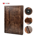 OEM Solid Thick Wooden Cutting Board Black Walnut Cutting Board End Grain Wood Chopping Board Kitchen Splicing Butcher Block