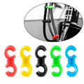 MUQZI  Bicycle Rotatable 360 Degree Line Pipe Buckle MTB Bike Derailleur Shift Cable Brake S Style Clips Buckle