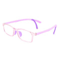 YC 2021 Lovely Purple Optical Frames Comfortable Thin Tr90 Glasses Frames for Kids