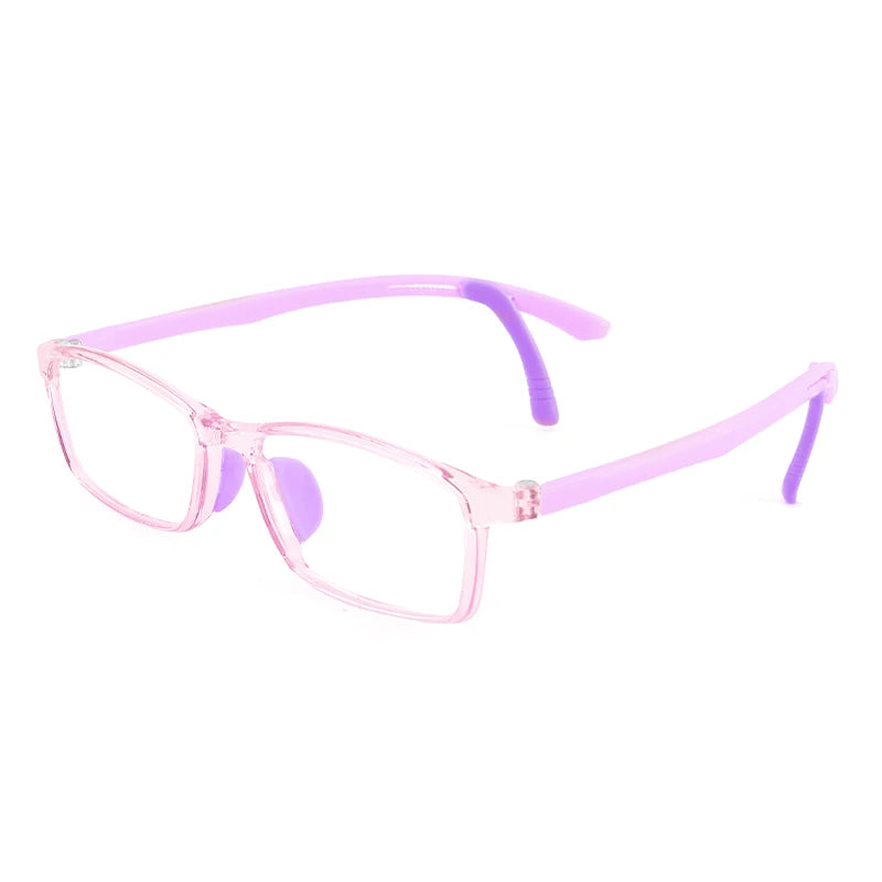 YC 2021 Lovely Purple Optical Frames Comfortable Thin Tr90 Glasses Frames for Kids
