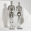 Chrome-Style Model Dummy Retail Display