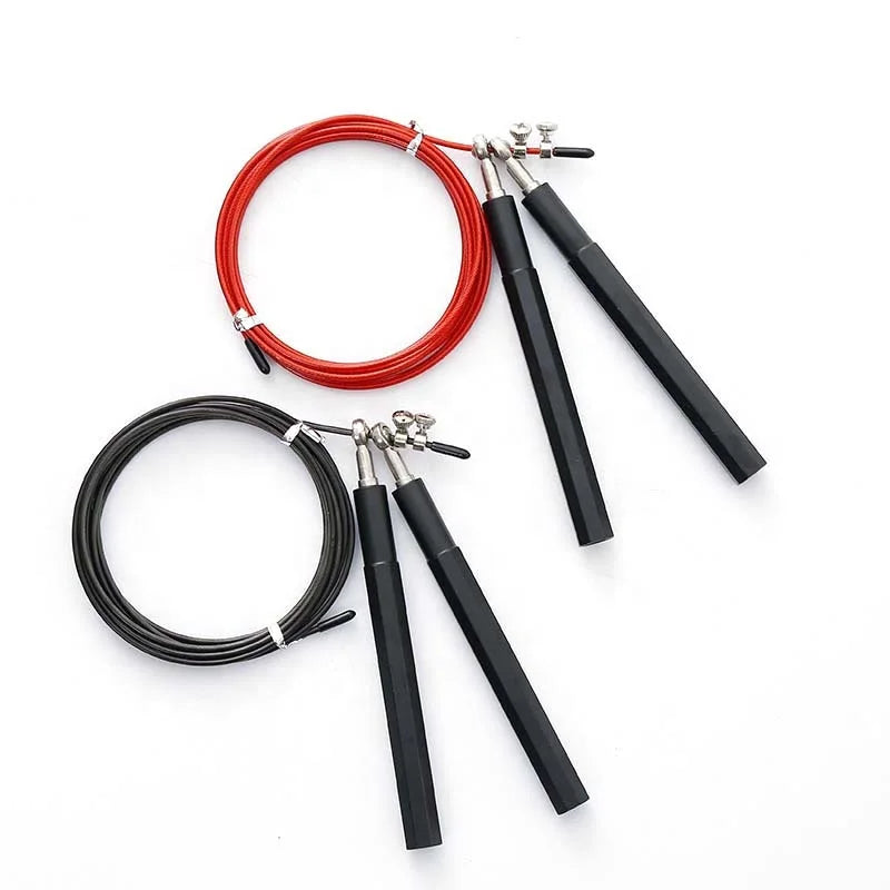 Equipment Custom Logo Exercise Metal Durable Speed Adjustable Bearing Gym Fitness Aluminum Skipping Jump Rope