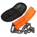 Outdoor Pocket Wire Saw Steel Chain Saw Hand Chainsaw 11 Teeth Portable Garden Emergency Gear  Wood Cutting Tool