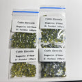 Baguette 1x2mm to 5x10mm Loose Cubic Zircon Gemstone Green Pink Orange Yellow Brown Purple Blue Mixed Colors CZ Stone