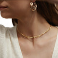 Hot Selling Waterproof Man Women 3mm Stainless Steel Figaro Chain Necklace Trendy Gift Party
