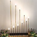 Y-Q055 New Wedding Props Starlight Road Lead Electroplating Metal Lights Stand Decoration for Wedding Party Stage