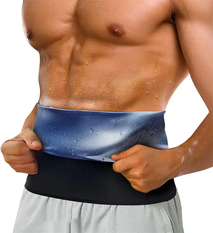 Sauna Waist Trimmer Belly Wrap Workout Sport Sweat Band Abdominal Trainer Weight Loss Body Shaper Tummy Control Slimming Belt