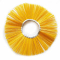 Zhenda Factory Customized PP Zig Zag Convex-Concave Ring 162*560mm Road and Snow Sweeper Cleaning  Wafer Brush
